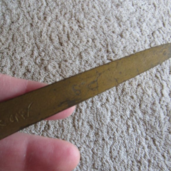 Vintage Brass Letter Opener - Picture 4 of 6